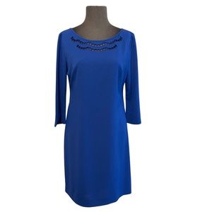 Nine West Women dress size 4 color Blue
